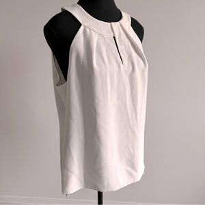 Sz 4(10us) TED BAKER LONDON Beaula Sleeveless Blouse in Ivory White